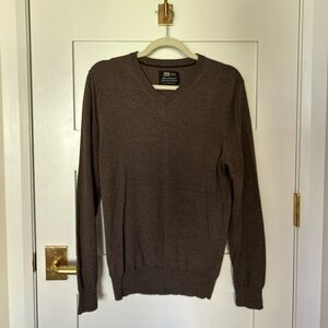 Merino wool taupe sweater